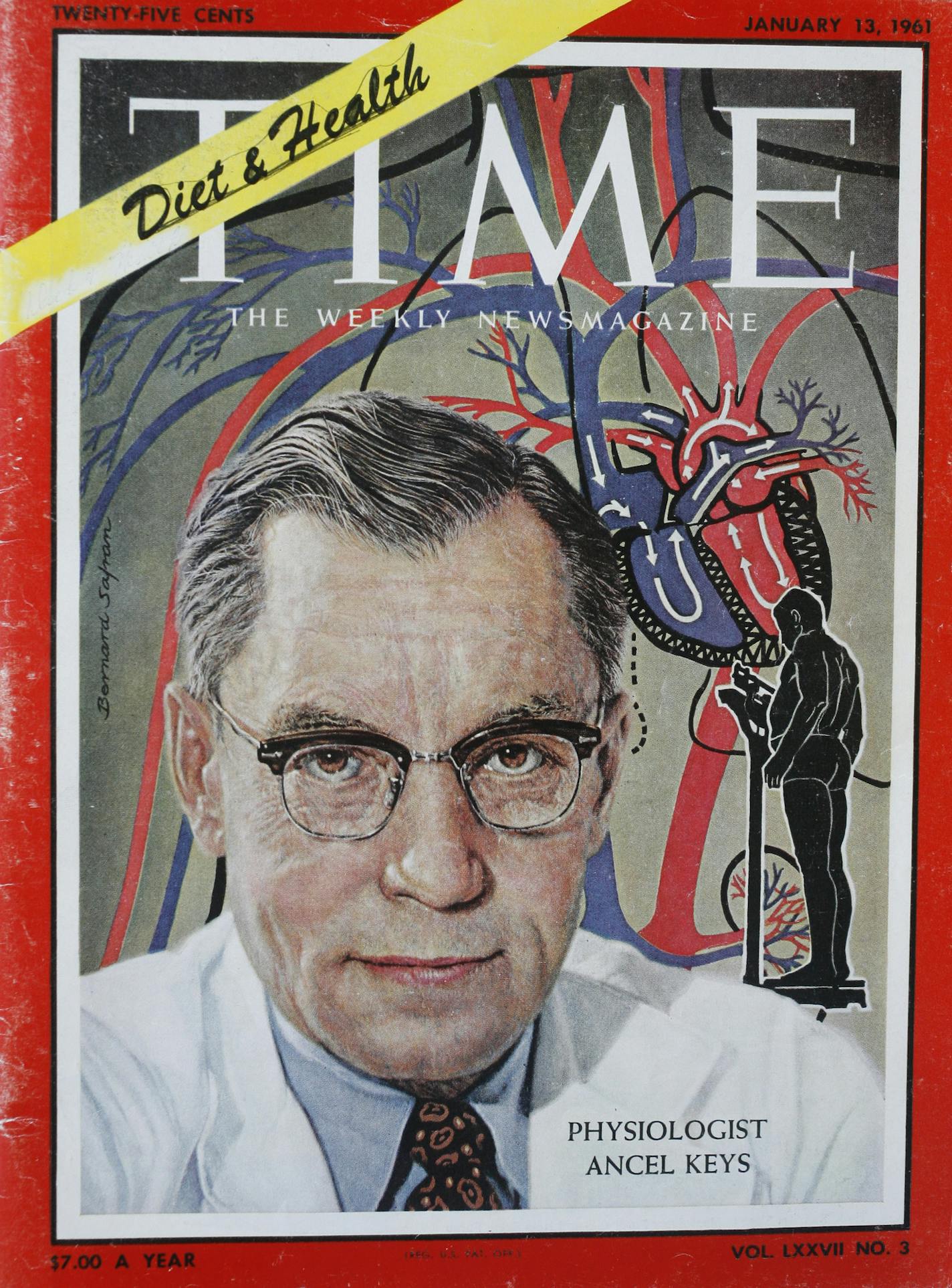 TOM WALLACE &#xd4; twallace@startribune.com Starvation experiment held in 1945 at the U of M, prompted now by a book on the subject. kathy Rampel has in her office the copy of the Life magazine article that describes the study. Time ran an article too with Physiologist Ancel Keys on the cover.