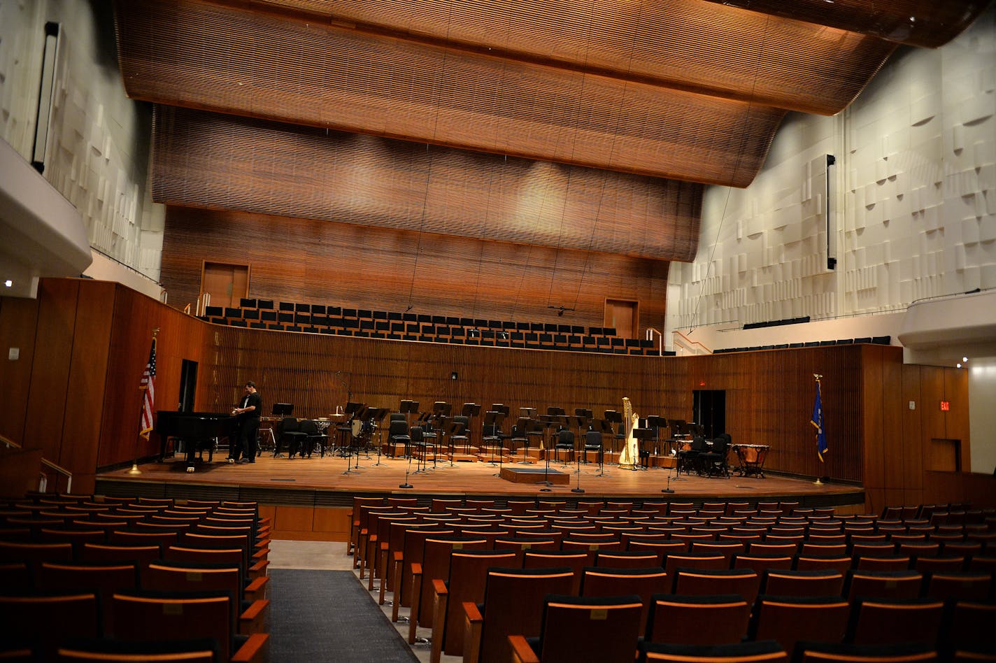 The Ordway's $42 million concert hall just before its grand opening Saturday.