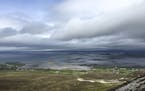 The islands of Clew Bay as seen from partially up Croagh Patrick. (Sarah de Crescenzo/Orange County Register/TNS)