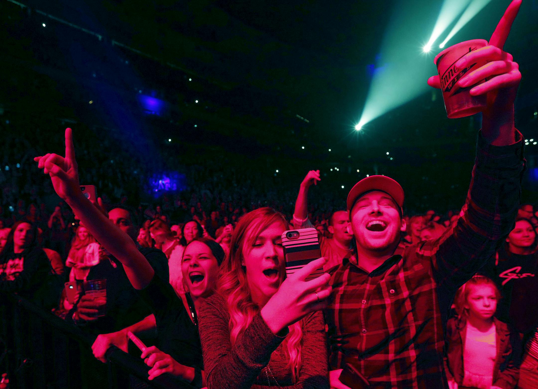 Fans enjoyed a performance by The Backstreet Boys at the KDWB Jingle Ball at the Xcel Energy Center on Monday night.