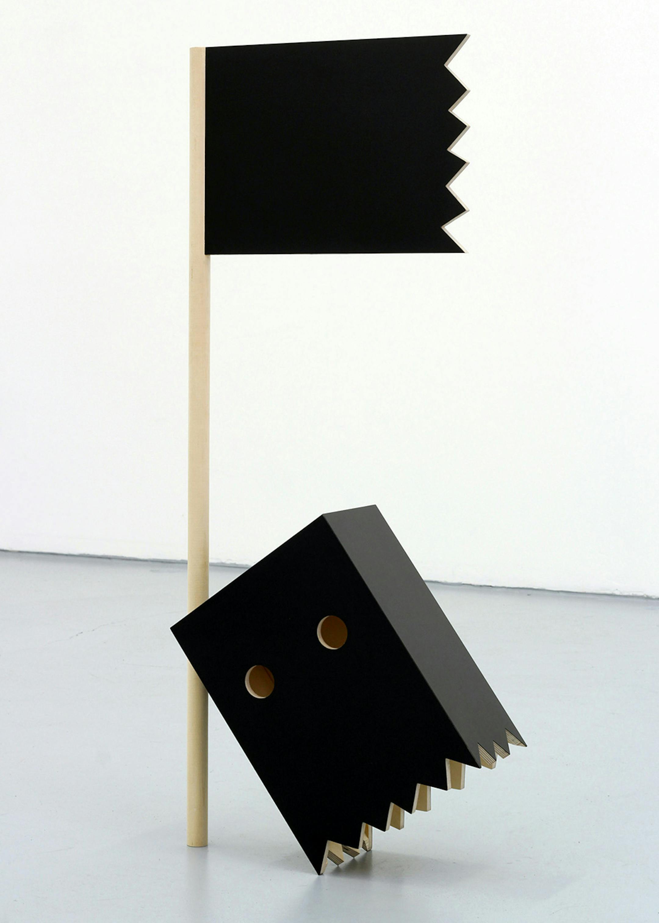 "Black Flag" by Donald Morgan Provided by SooVac Gallery.