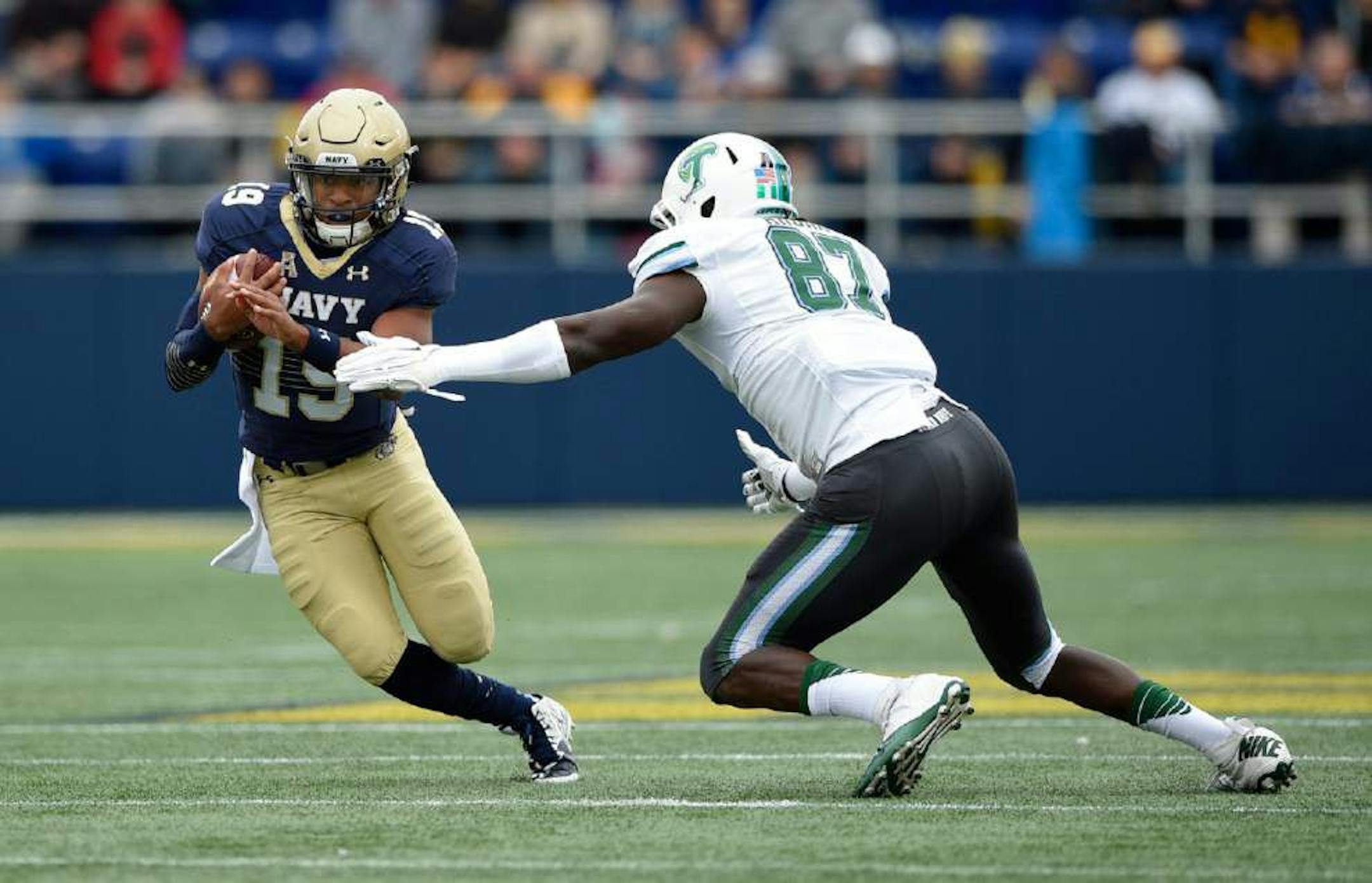 Tulane's Ade Aruna was drafted by the Vikings in the sixth round.