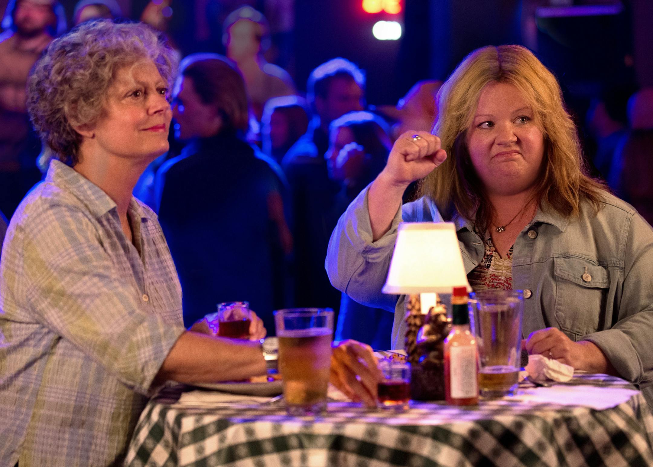 TD-08964rv3 Film Name: TAMMY Copyright: ¬© 2014 WARNER BROS. ENTERTAINMENT INC. Photo Credit: Michael Tackett Caption: (L-r) SUSAN SARANDON as Pearl and MELISSA McCARTHY as Tammy in New Line Cinema's comedy "TAMMY," a Warner Bros. Pictures release.