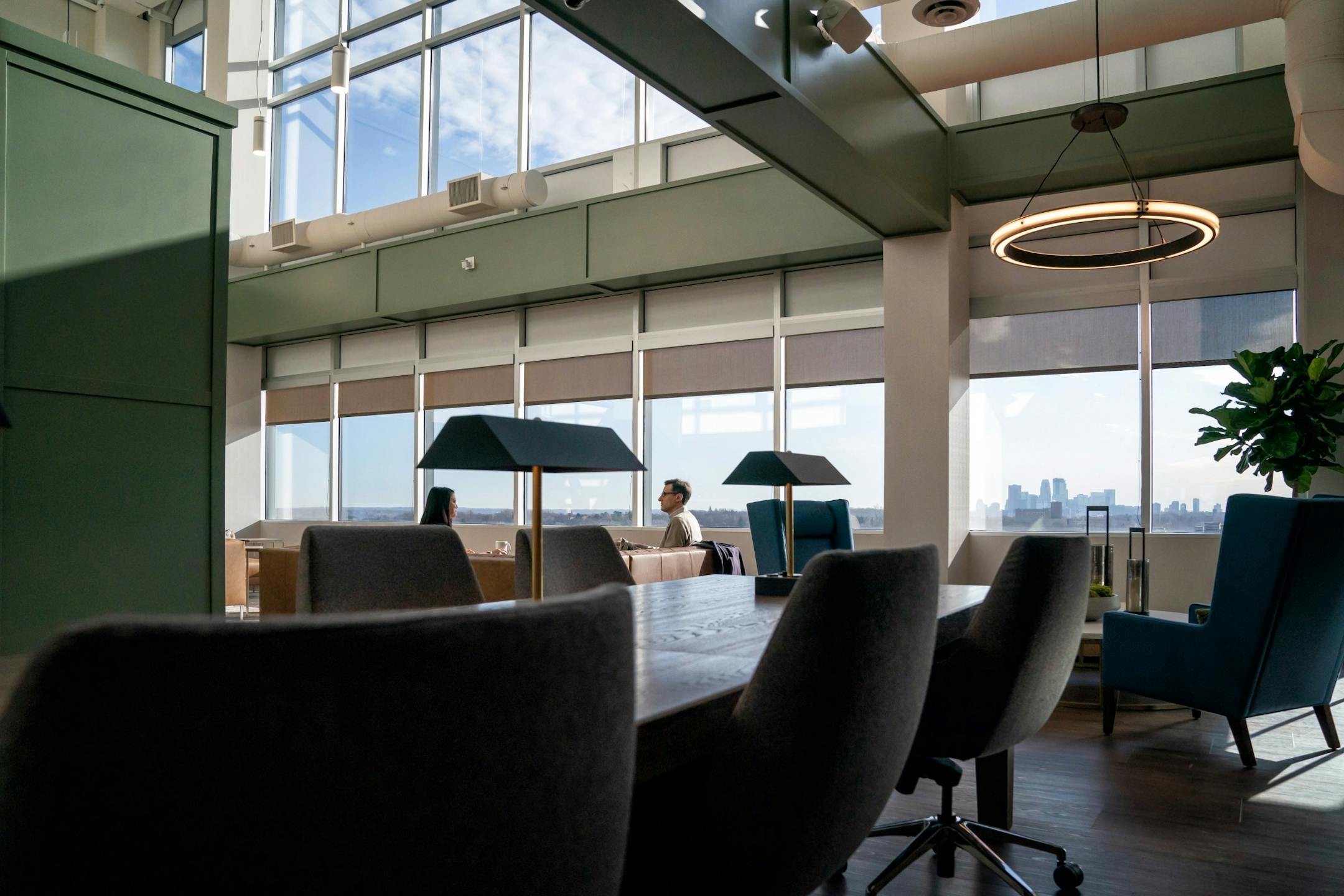 Lobby and service desk.