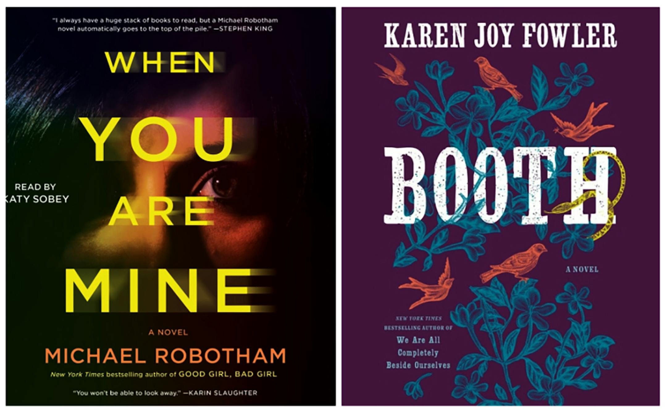 MUST CREDIT: Simon and Schuster Audio; Penguin Audio