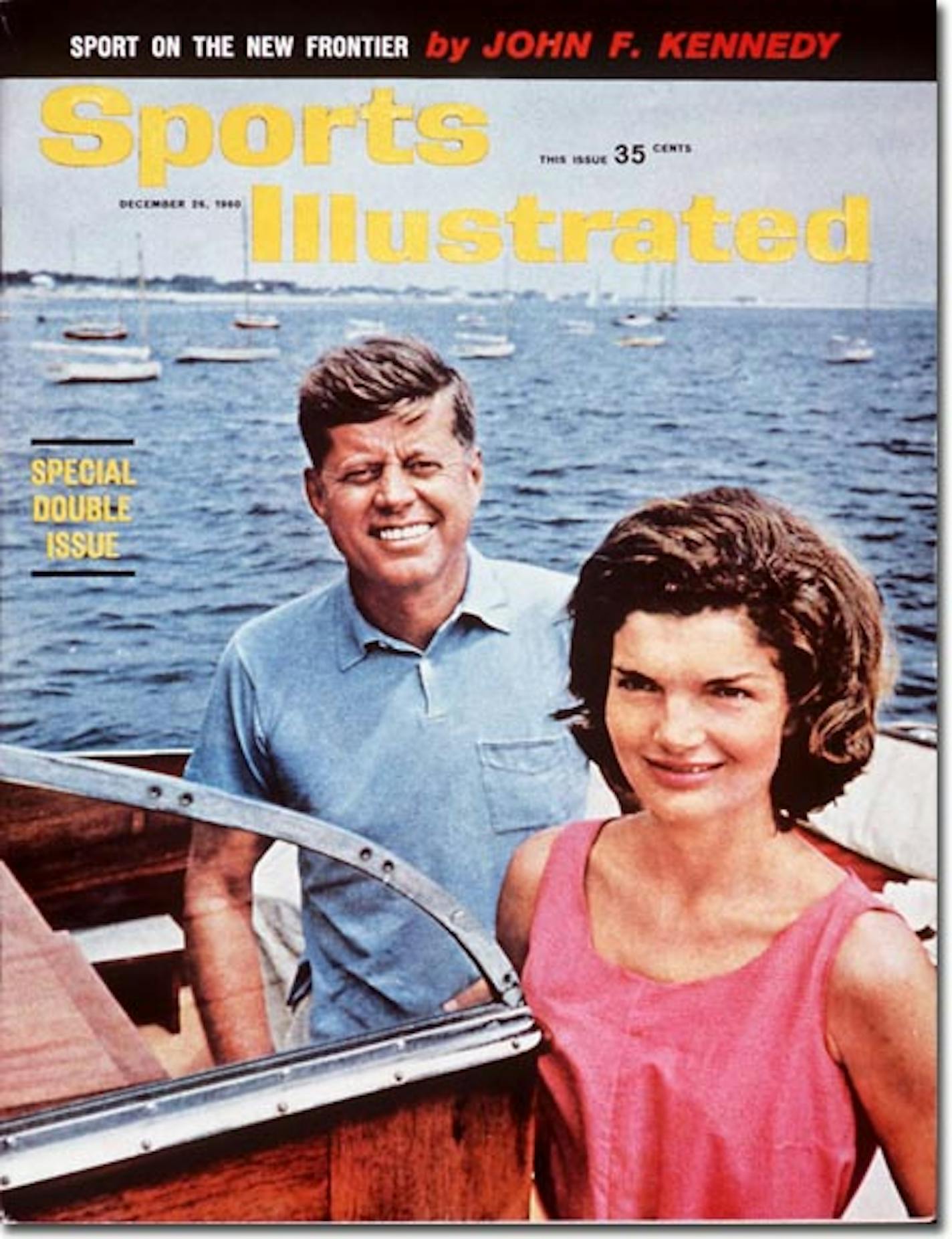 John & Jacqueline Kennedy-Sport on the New Frontier
December 26, 1960
x 6882
credit: David Drew Zingg - assign