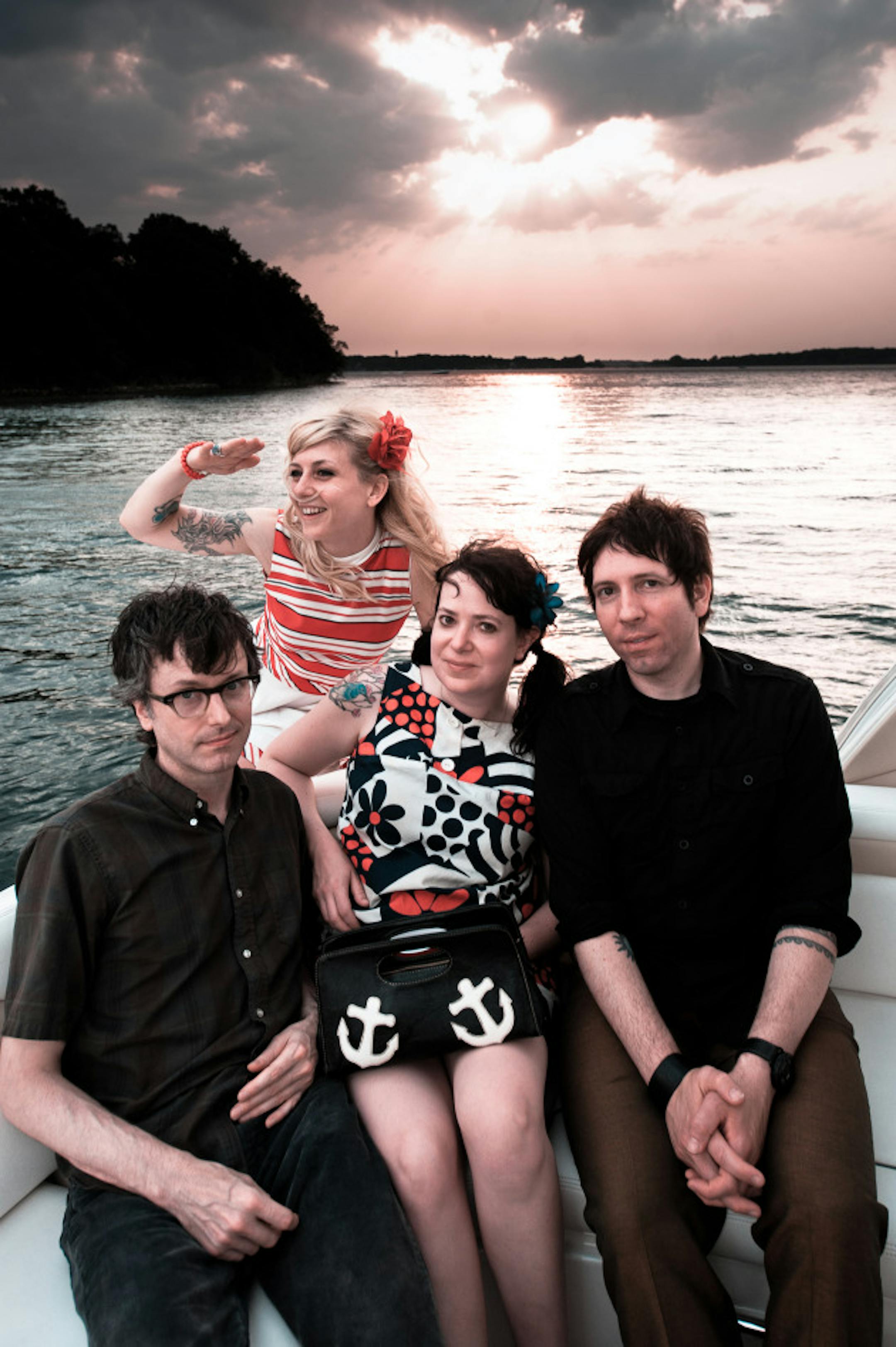 Pink Mink's crew (from left): Jacques Wait, Christy Hunt, Arzu Gocken and Charles Gehr. / Photo by Erik Hess