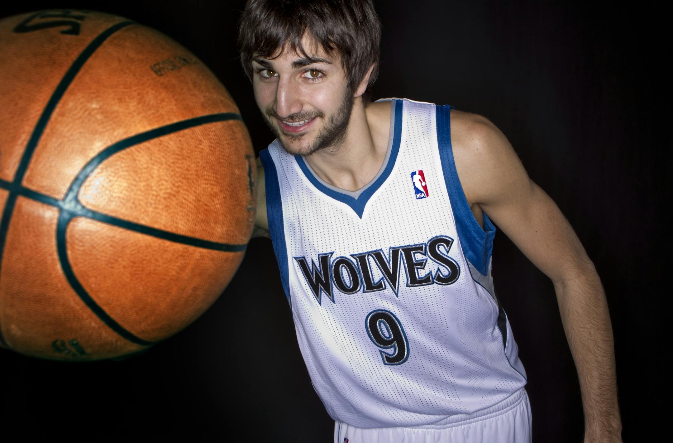 Minnesota Timberwolves rookie Ricky Rubio (9).