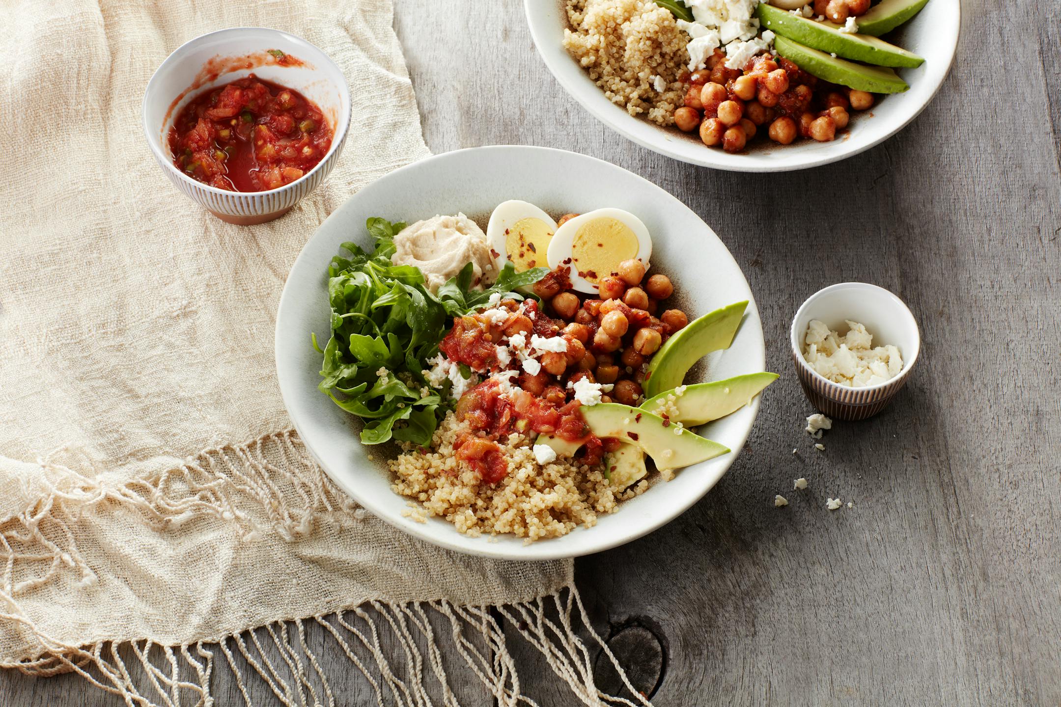 Moroccan-Style Breakfast Bowls from "Betty Crocker Cookbook, 13th Edition" (HarperCollins, 2022). Credit: Tony Kubat Photography
