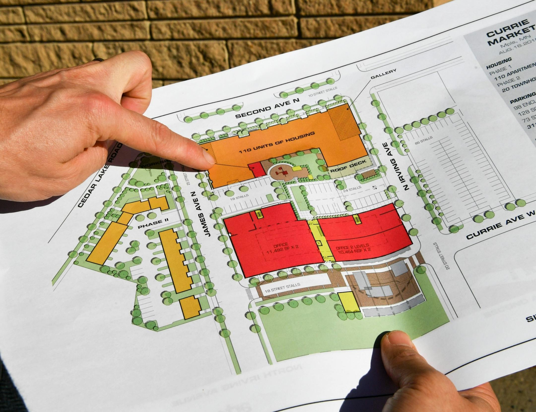 Plans for the long vacant Leef cleaning complex include housing and office space.