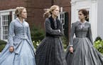 Florence Pugh, Saoirse Ronan and Emma Watson in "Little Women."