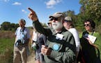 Dan McGuiness led a tour through the Bruce Vento Nature Sanctuary in St. Paul where the Wakan Tipi Interpretive Center to honor the site&#x2019;s Amer