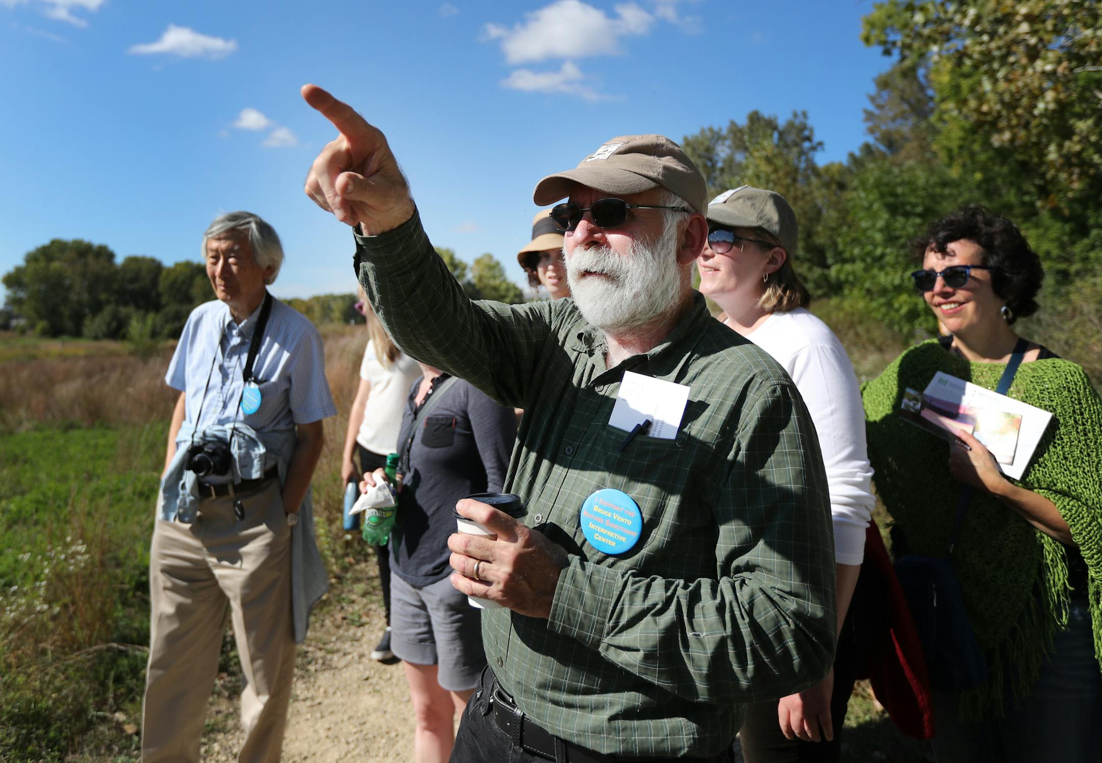 Dan McGuiness led a tour through the Bruce Vento Nature Sanctuary in St. Paul where the Wakan Tipi Interpretive Center to honor the site&#x2019;s American Indian history is proposed.