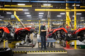 ATVs, such as those produced in the Arctic Cat factory in Thief River Falls, Minn., are among Minnesota exports.