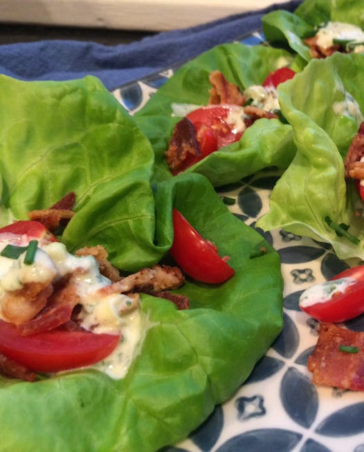 Salad cups with buttermilk dressing.