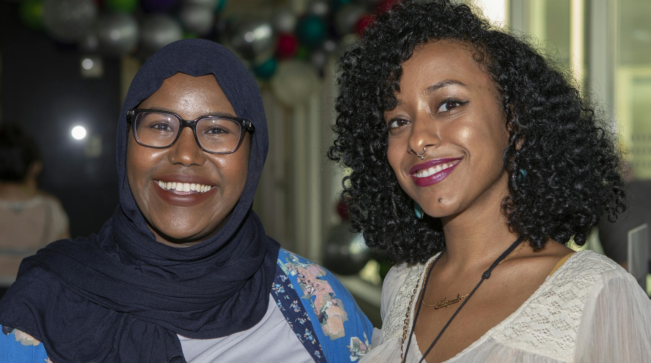 Muna Adani and Lula Saleh at Art on the Rooftop: a Party to Benefit Northern Spark. [ Special to Star Tribune, photo by Matt Blewett, Matte B Photography, matt@mattebphoto.com, Le Meridian Hotel, Art on the Rooftop: a Party to Benefit Northern Spark, Minneapolis, 1006268718 FACE070118