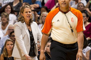 Minnesota Lynx head coach Cheryl Reeve argued with an official in June.