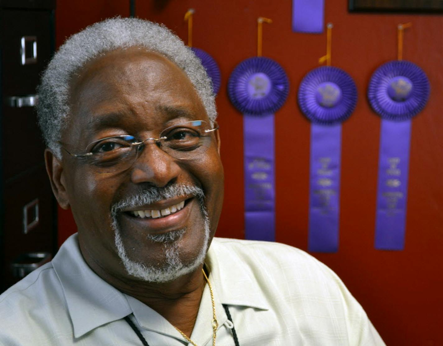 File photo by Joey McLeister: Art Blakey in September 2011 in his Minnesota State Fair office.