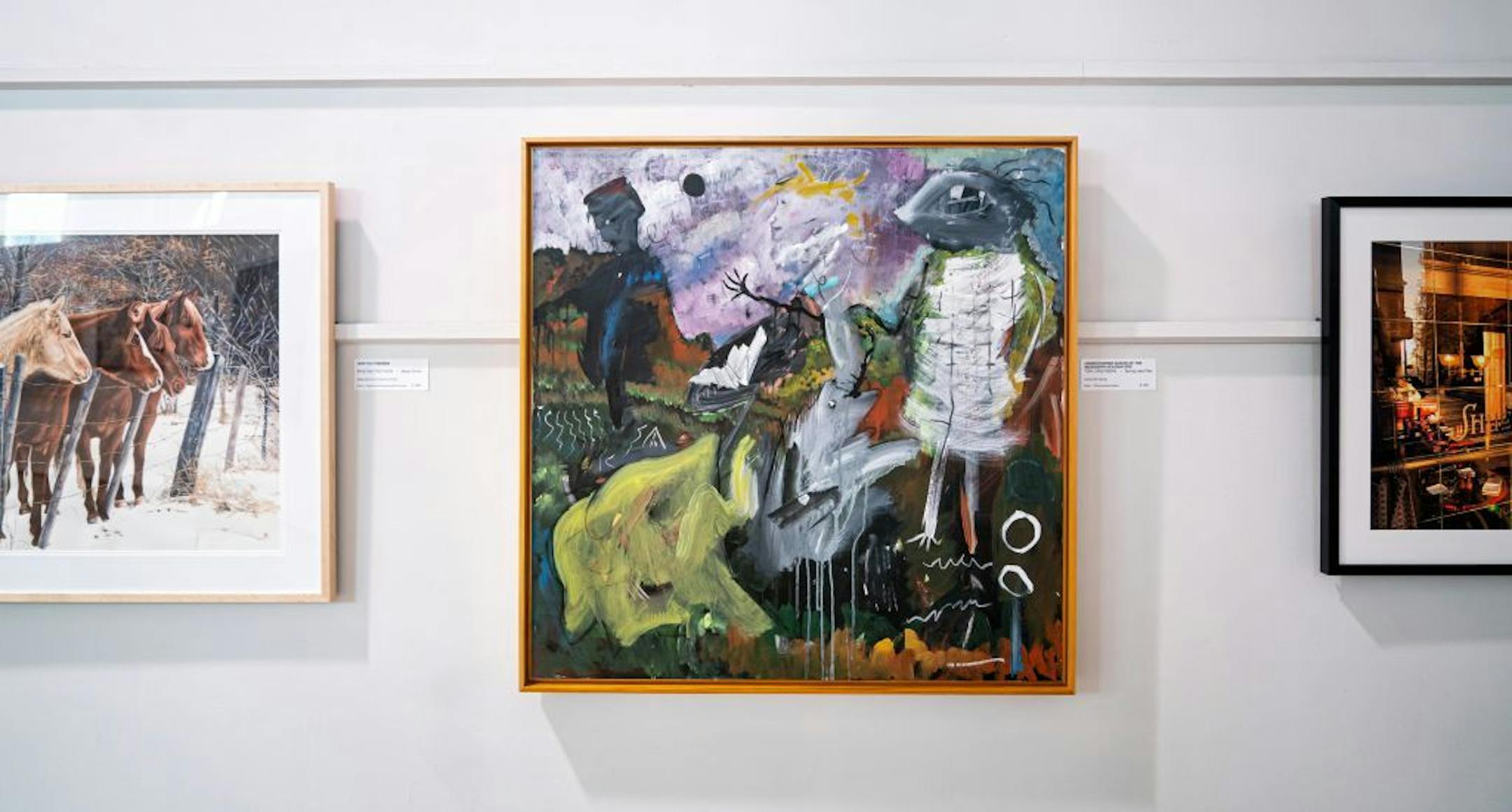 Undiscovered Giants of the Mississippi Headwaters by Tom J Westberg, acrylic on canvas.