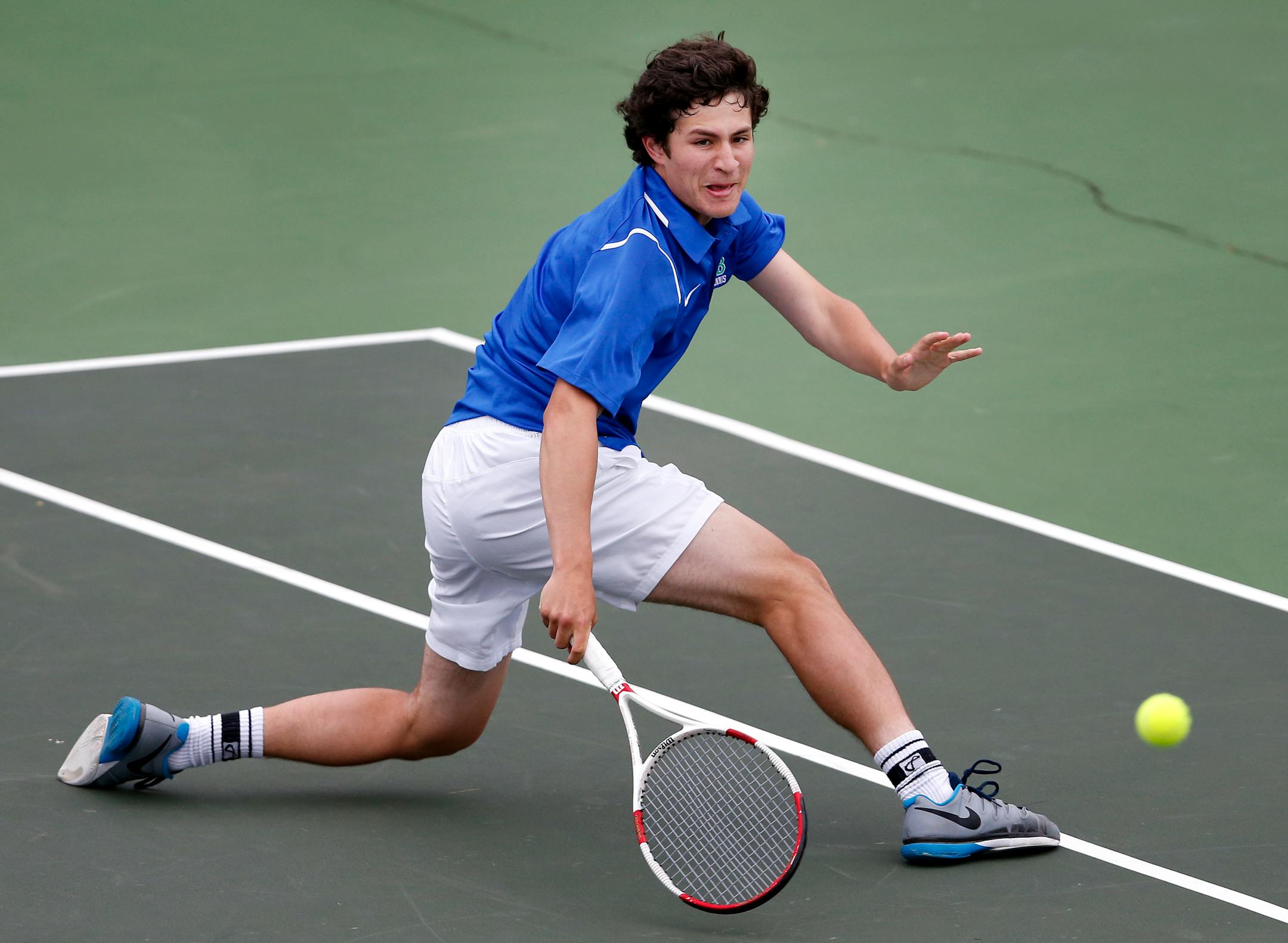 Blake's Ben Ingbar is the defending Class 1A singles champion.