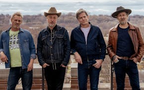 The Honeydogs' original lineup reformed for its new album, "Algebra for Broken Hearts," featuring from left: Trent Norton, Noah Levy, Tommy Borscheid