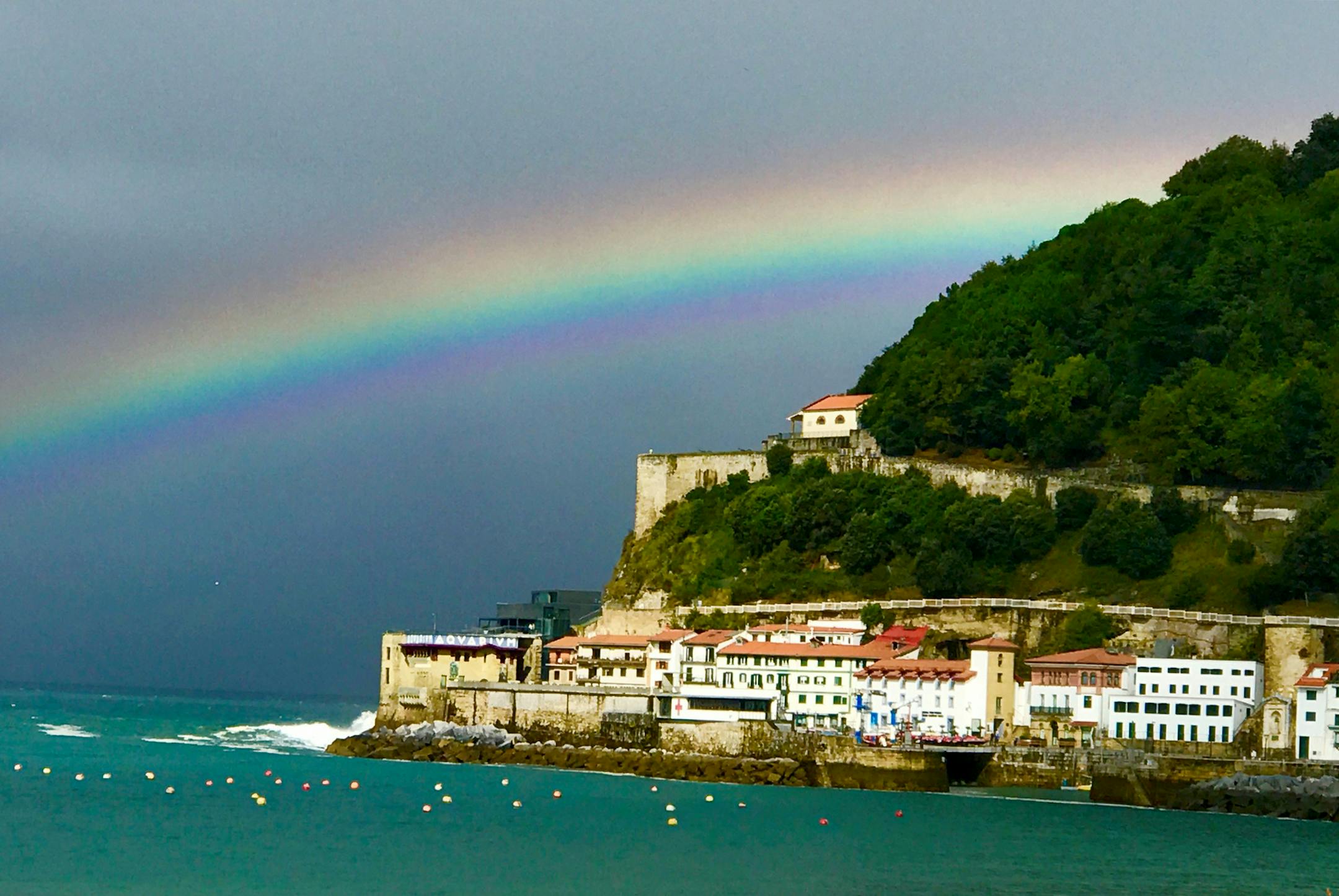 B. Rowe Winecoff and I live in Edina Where were you when you took this photo? What does it show? My wife and I were on tour in the Basque region of Spain in the city of Donostia (Basque name)/ San Sebastián (Spanish name). We came out of our hotel as a rain storm was approaching over the bay. What equipment did you use—a phone or a particular camera? I took this photo with an iPhone 7 How did you get this shot? Did you employ any particular technique: did you get low or high to change the angle,
