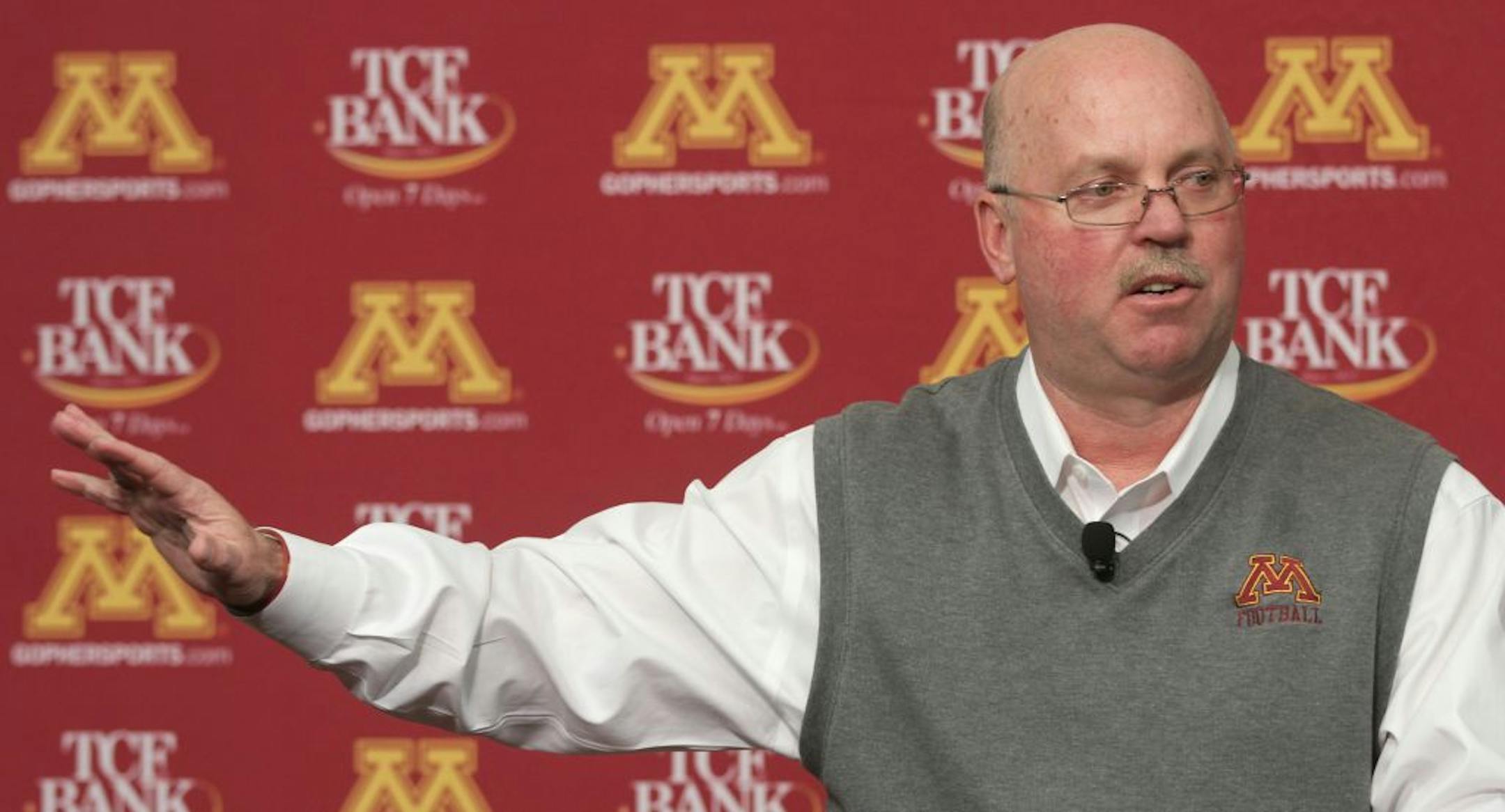 Gophers football coach Jerry Kill talked to the media about the football recruiting class of 2013.