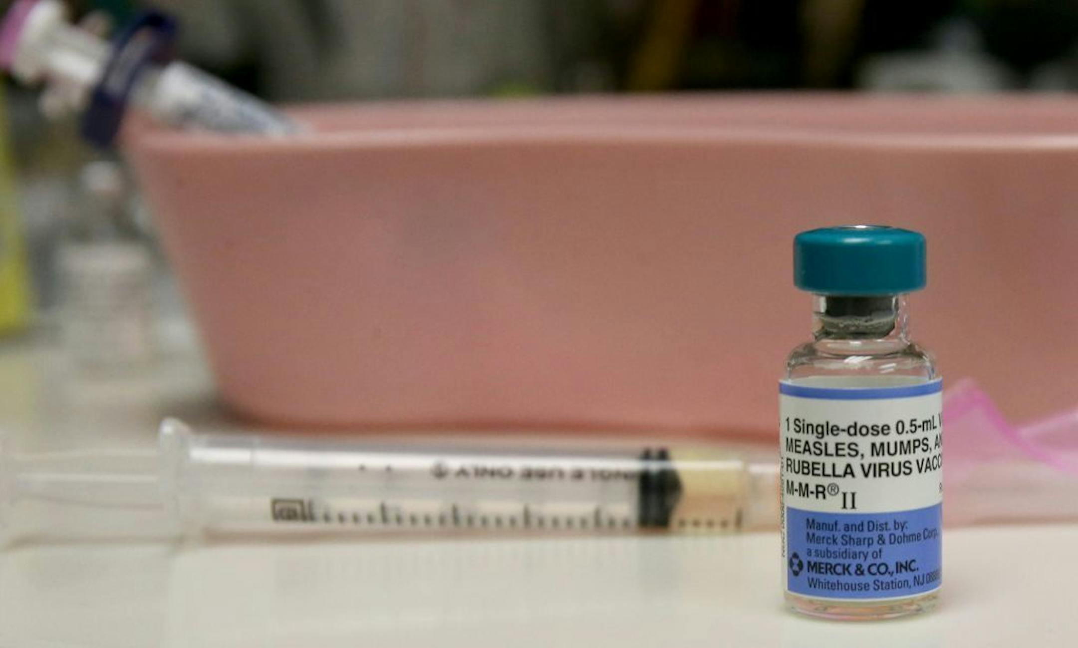 MMR virus vaccine (measles, mumps, rubella) at Logan Square Health Center in Chicago, Ill. on Thursday, May 9, 2019.