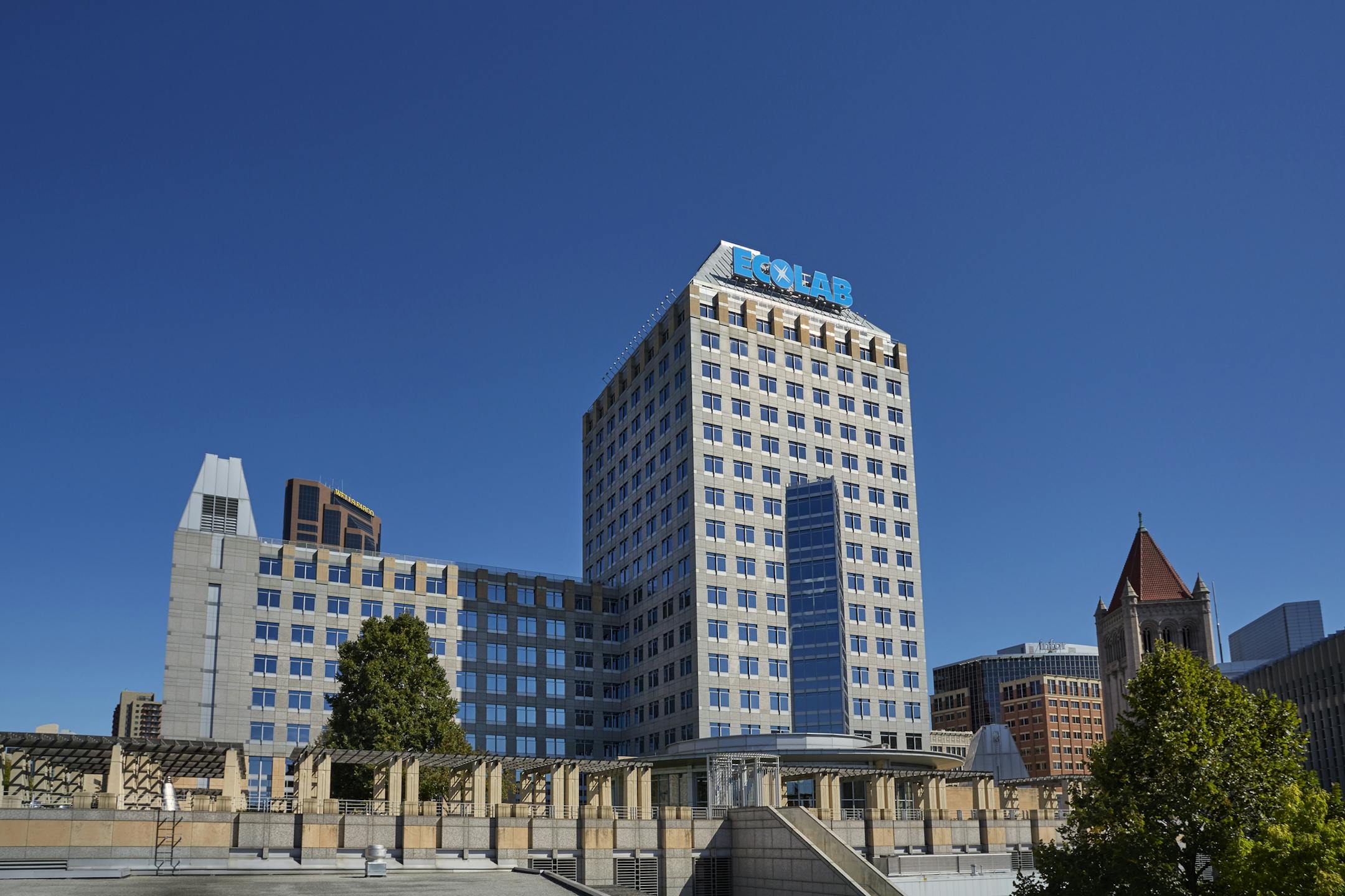 Ecolab's headquarters in St. Paul.
