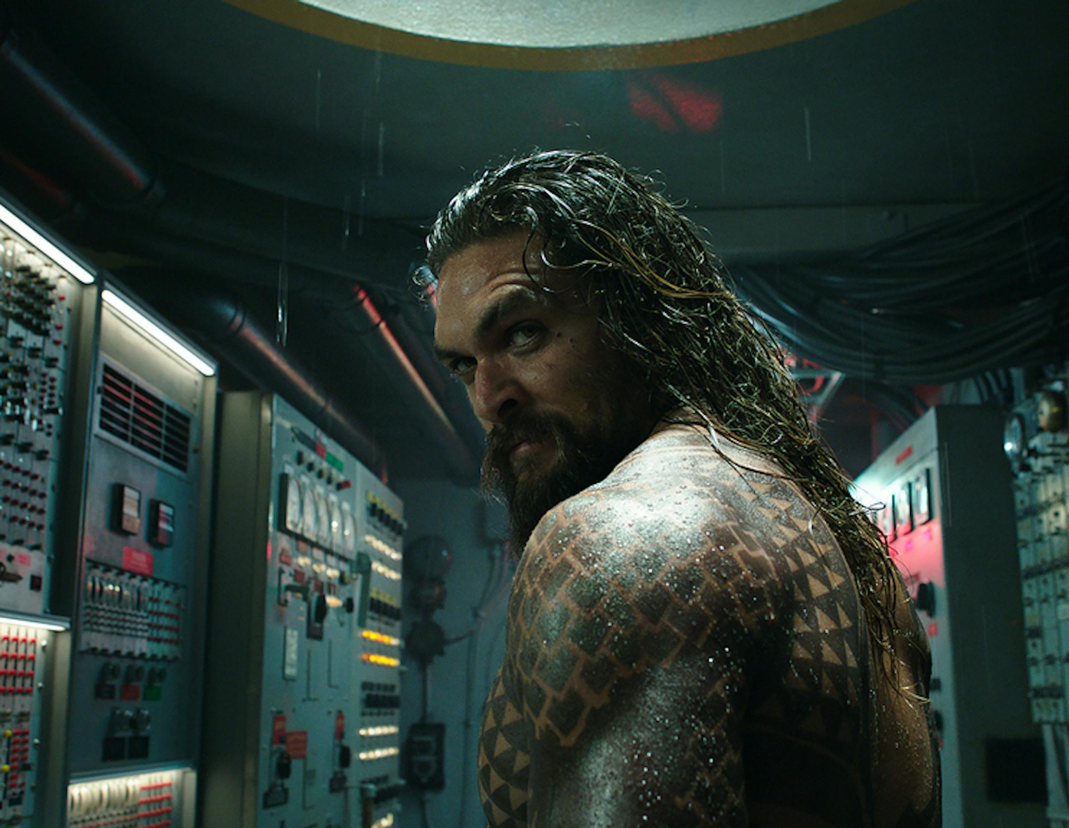Jason Momoa in "Aquaman."