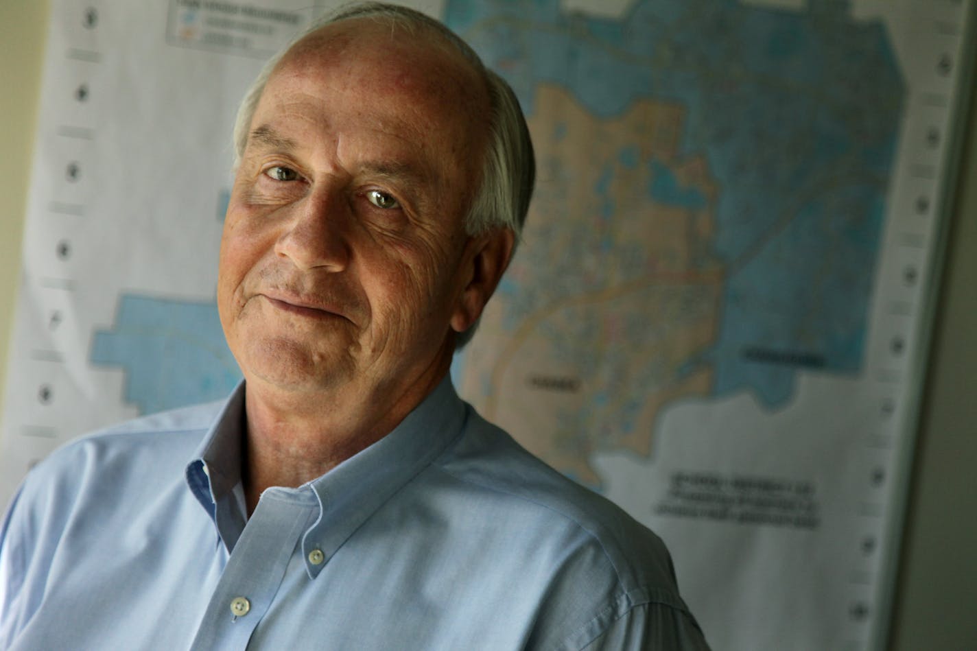 ELIZABETH FLORES ¥ eflores@startribune.com April 28, 2010 - Chaska, MN - David Jennings, a superintendnet for the Eastern Carver County School District, says it is much too hard to fire bad teachers. IN THIS PHOTO:] David Jennings stood in his office at the Eastern Carver County School District offices.