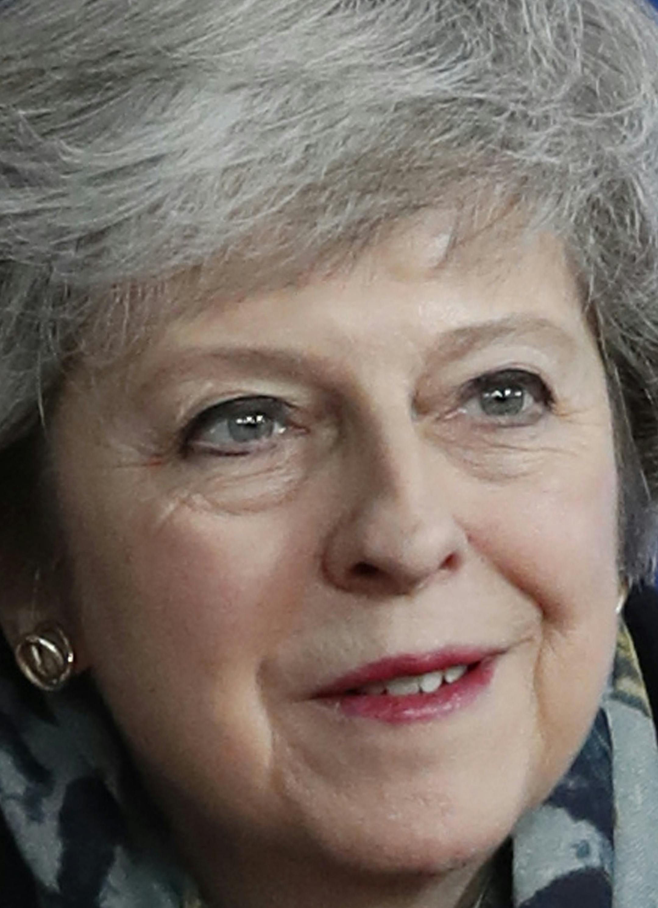 British Prime Minister Theresa May arrives for an EU summit in Brussels, Friday, Dec. 14, 2018. European Union leaders have offered Theresa May sympathy but no promises, as the British prime minister seeks a lifeline that could help her sell her Brexit divorce deal to a hostile U.K. Parliament. (AP Photo/Alastair Grant, Pool) ORG XMIT: BRU109