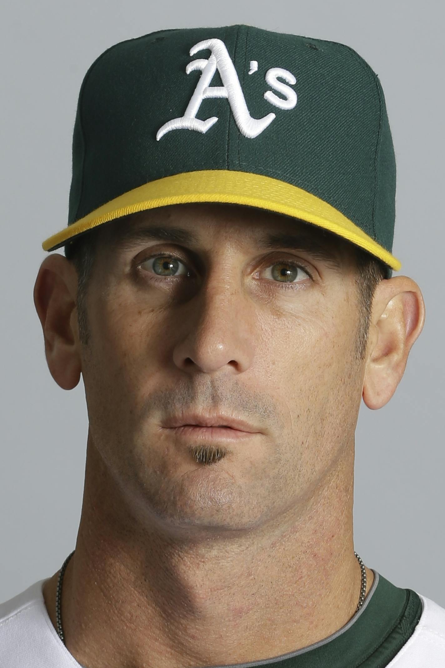 This is a 2013 photo of Grant Balfour of the Oakland Athletics baseball team. This image reflects the Athletics active roster as of Monday, Feb. 18, 2013.(AP Photo/Darron Cummings)