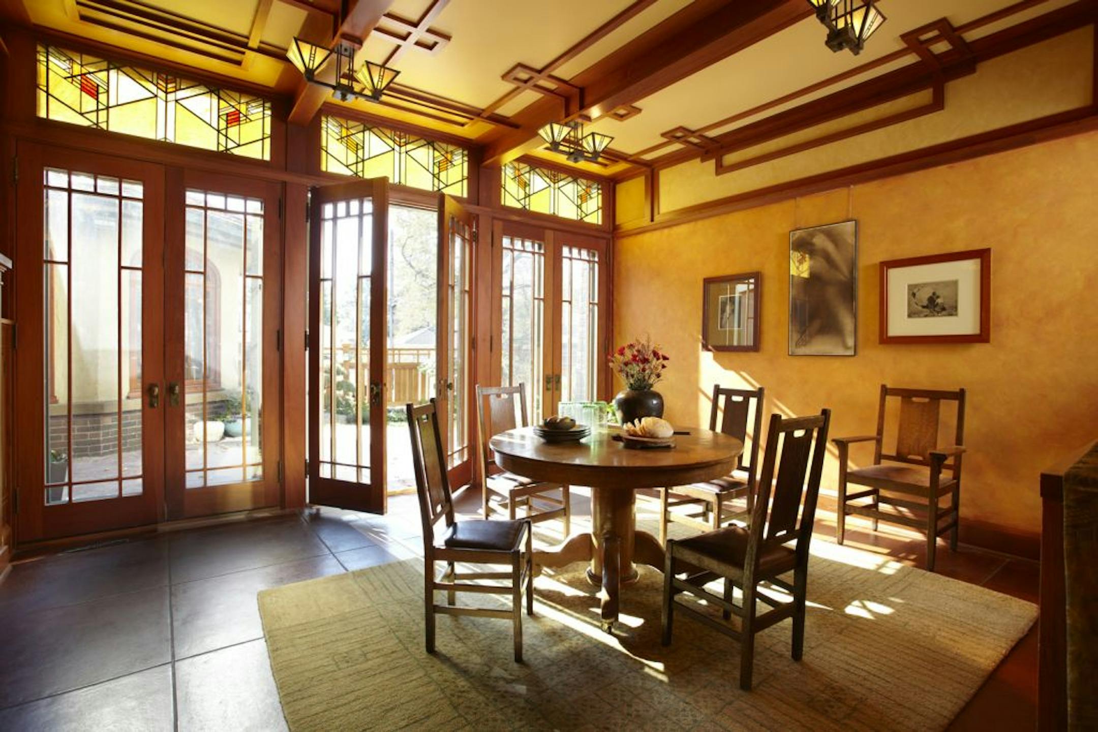 Homegaze0812: Renovated 1916 Prairie style home on Lake of the Isles for sale by Coldwell Banker Burnet.Credit: Karen Melvin