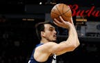 Minnesota Timberwolves' Dario Saric of Croatia plays against the Denver Nuggets in the first half of an NBA basketball game Wednesday, Nov. 21, 2018, 