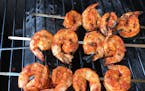 Malagueta Jumbo Shrimp. From &#xec;Brazilian Barbecue & Beyond,&#xee; by David Point&#xc8;, Jamie Barber and Lizzy Barber. Photo by Lee Dean Svitak