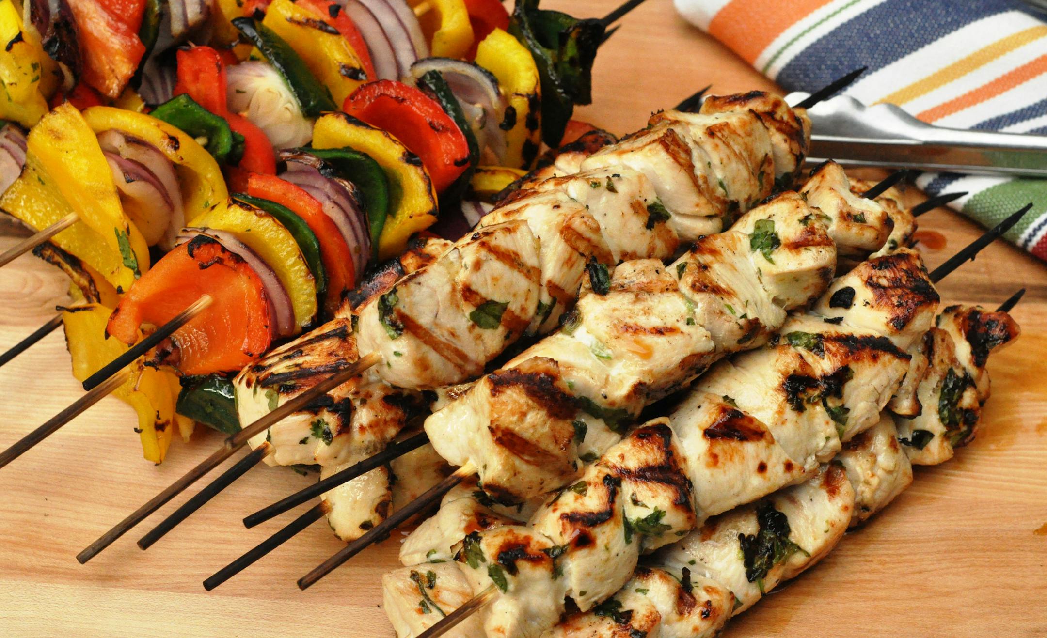 Meredith Deeds, chicken fajita kabobs