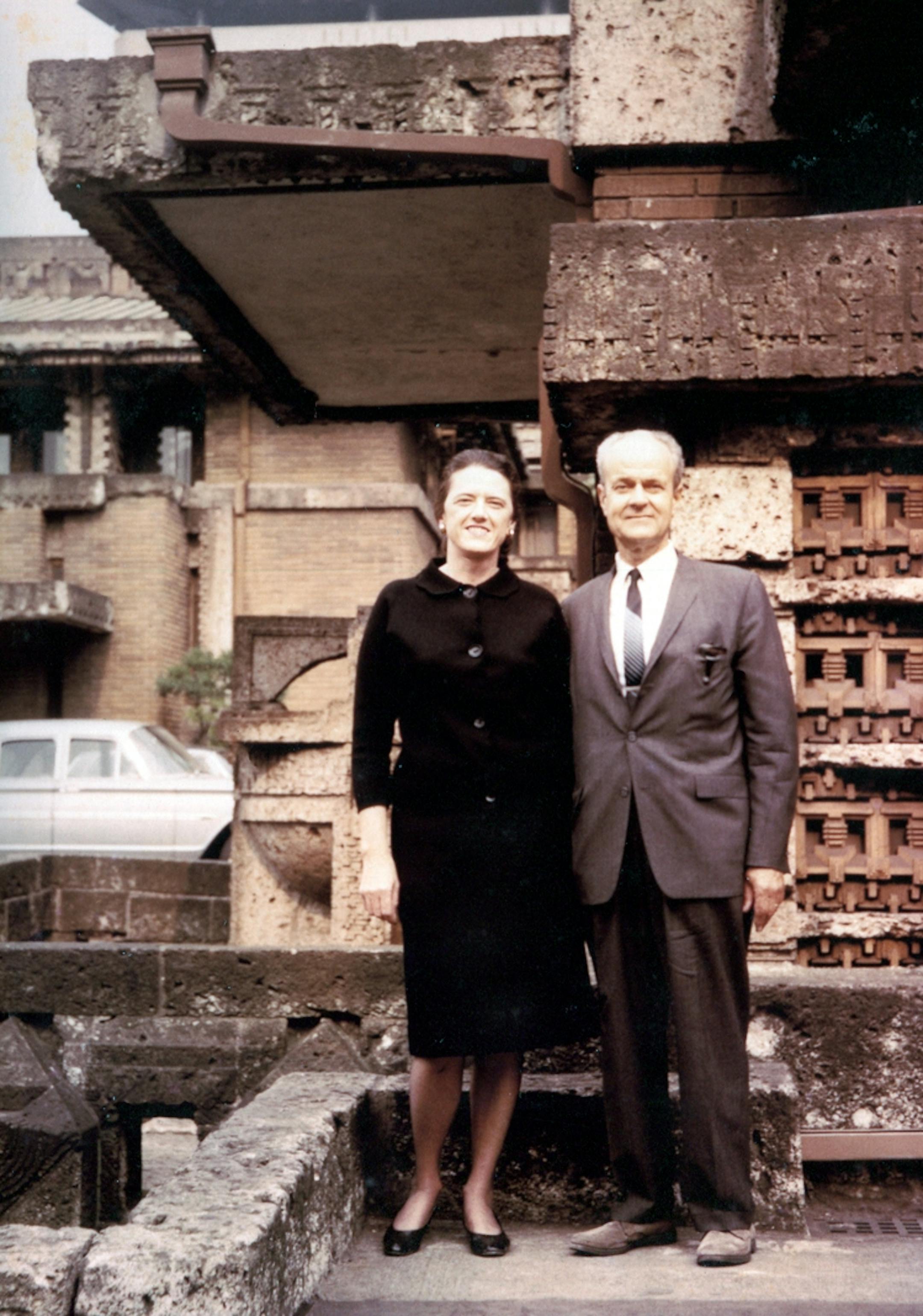 StreetScapes - "John H. Howe, Architect" by Jane King Hession and Tim Quigley - credit Courtesy of the Lu Sparks Howe Collection " John and Lu Howe travelled extensively in Japan in the autumn of 1966"