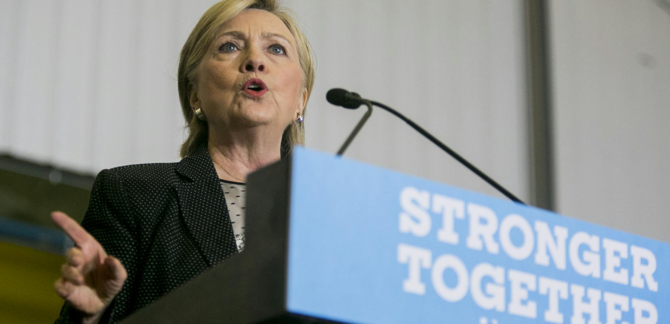 Hillary Clinton, the Democratic presidential nominee, speaks during a campaign event at the Futuramic Tool and Engineering Company in Detroit, Aug. 11, 2016. Clinton and her rival Donald Trump vary widely on their tax plans, but most campaign proposals never make it to law exactly as they've been pitched on the trail. (Sam Hodgson/The New York Times)