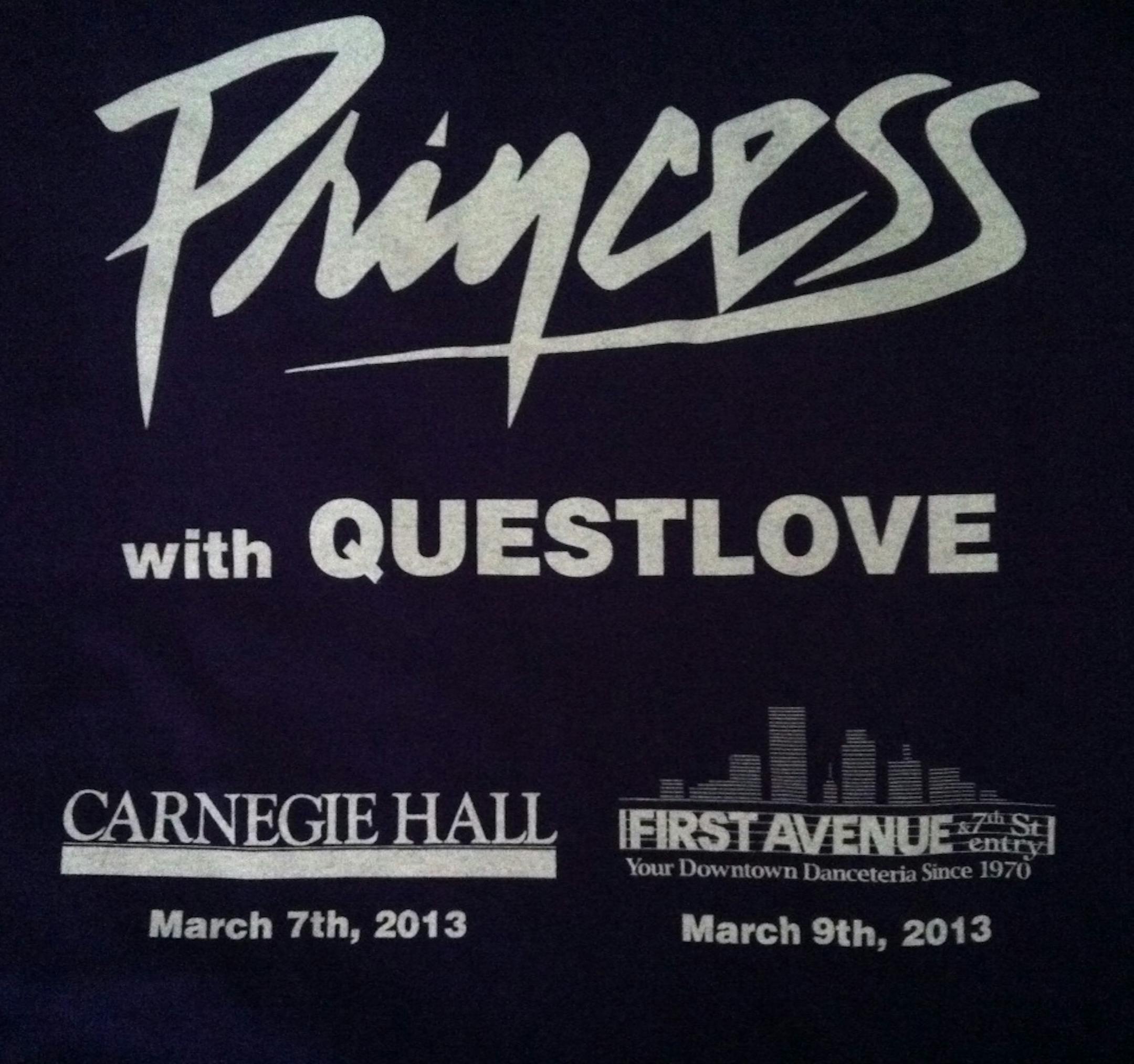 Questlove's custom T-shirt