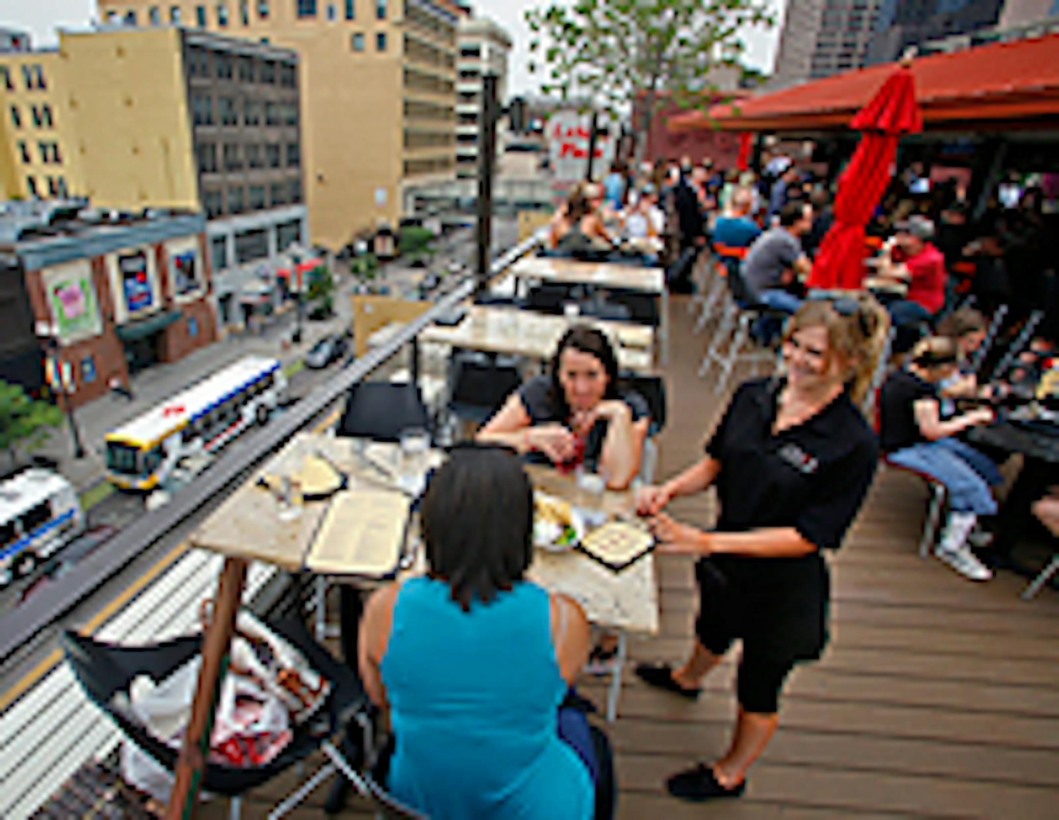 Crave rooftop patio in downtown Minneapolis