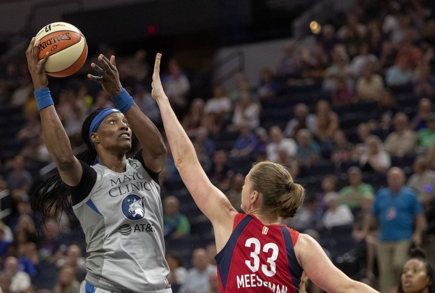 With many of her championship-season teammates gone, Sylvia Fowles is now the undisputed leader of the Lynx on the court.