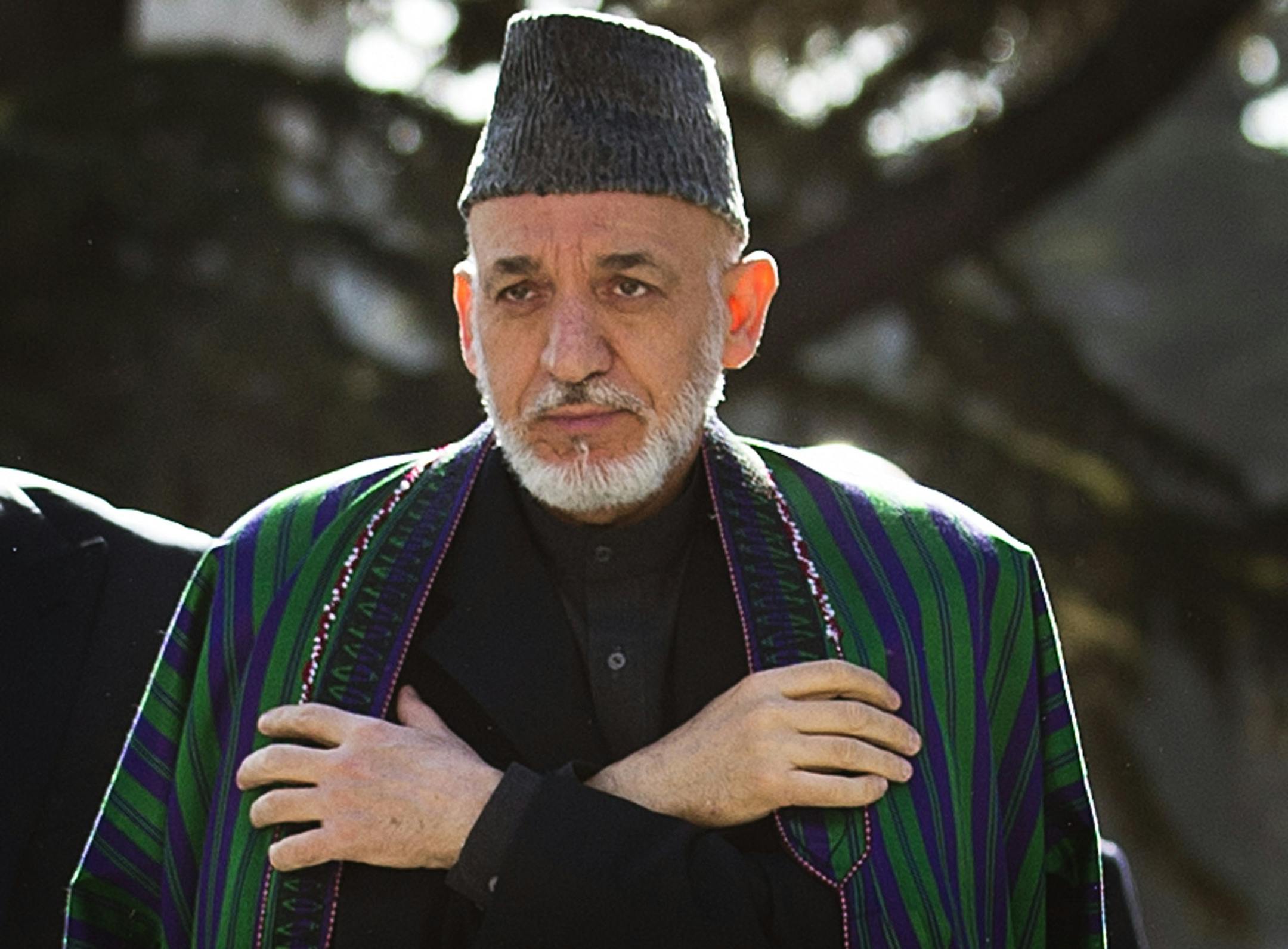 Afghan President Hamid Karzai.