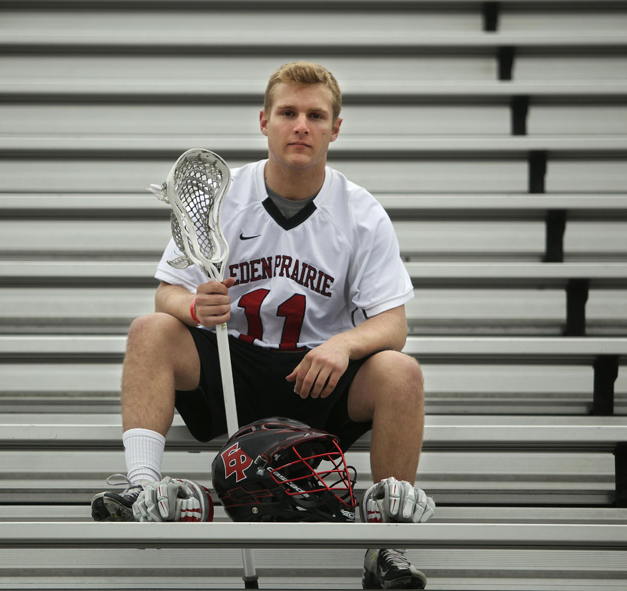 Jake Woodring has scored 35 goals for the unbeaten Eden Prairie boys’ lacrosse team. “When you talk about Eden Prairie lacrosse, he’s the guy you think of,” Eagles coach Ryan Ward said.