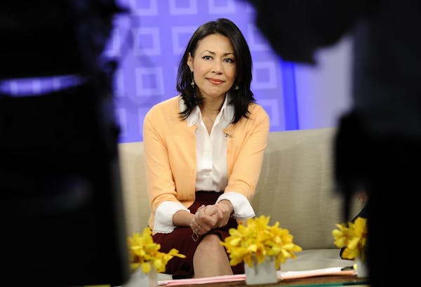 FILE - This July 27, 2011 file photo released by NBC shows co-host Ann Curry on the "Today" show in New York. Curry offered a tearful goodbye as co-ho