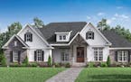 Home plan: Craftsman details with a modern layout