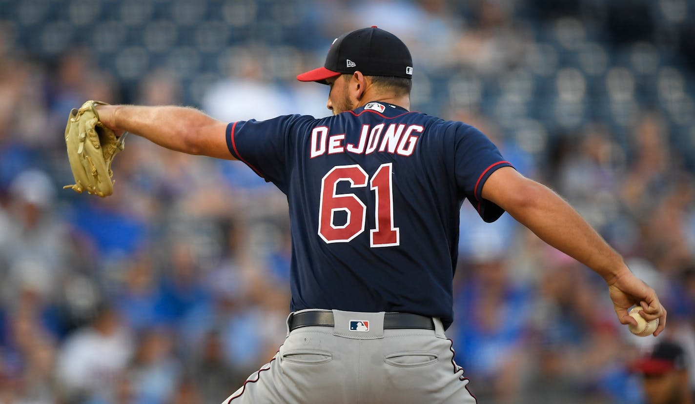 Chase De Jong was at one time a starter for the Twins but on Thursday he threw seven strong innings against Minnesota's Class AAA affiliate St. Paul.