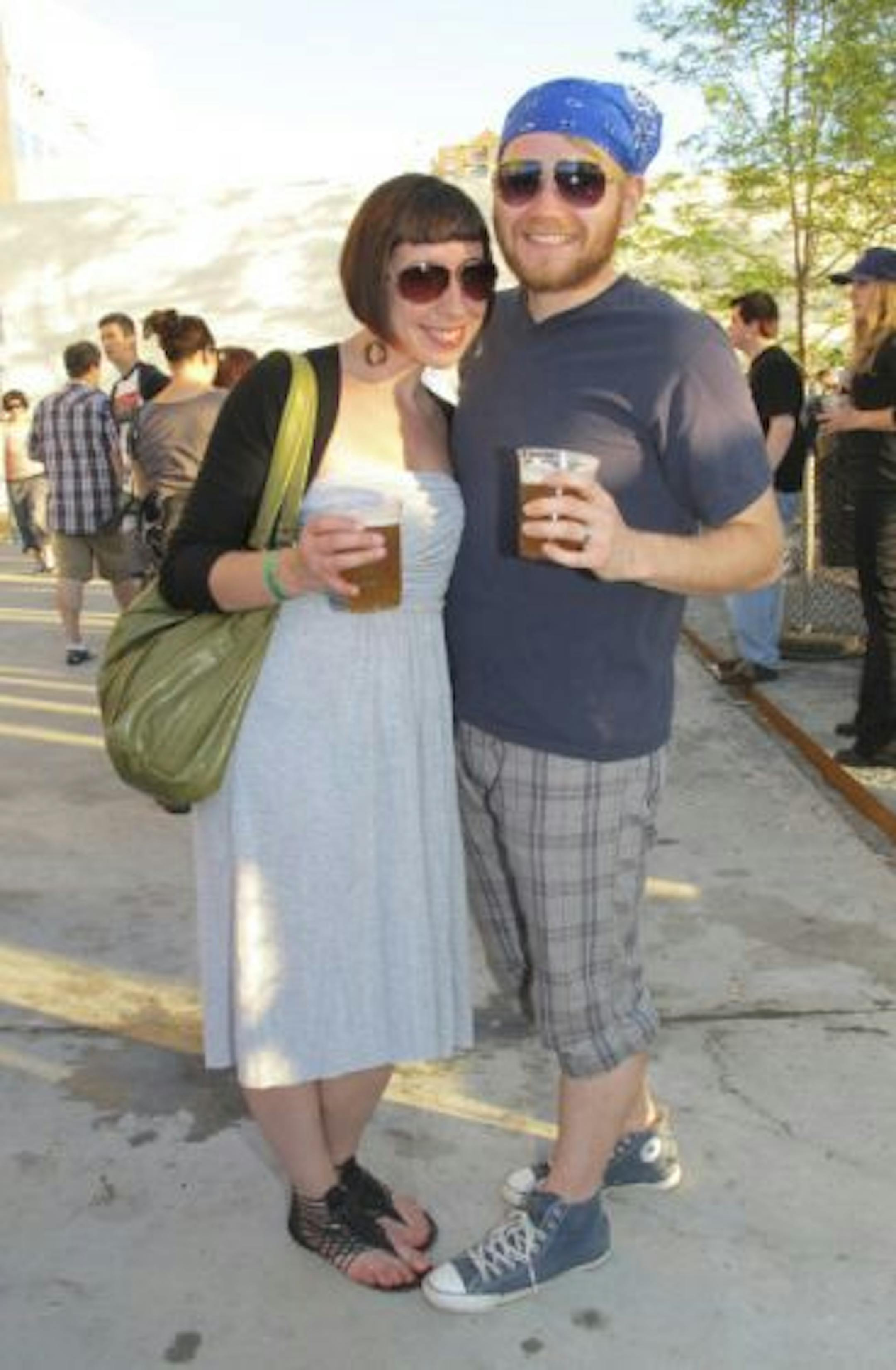 Sara Glassman, sglassman@startribune.com Rock the Garden at Walker Art Center. Marah and Matt Lawton