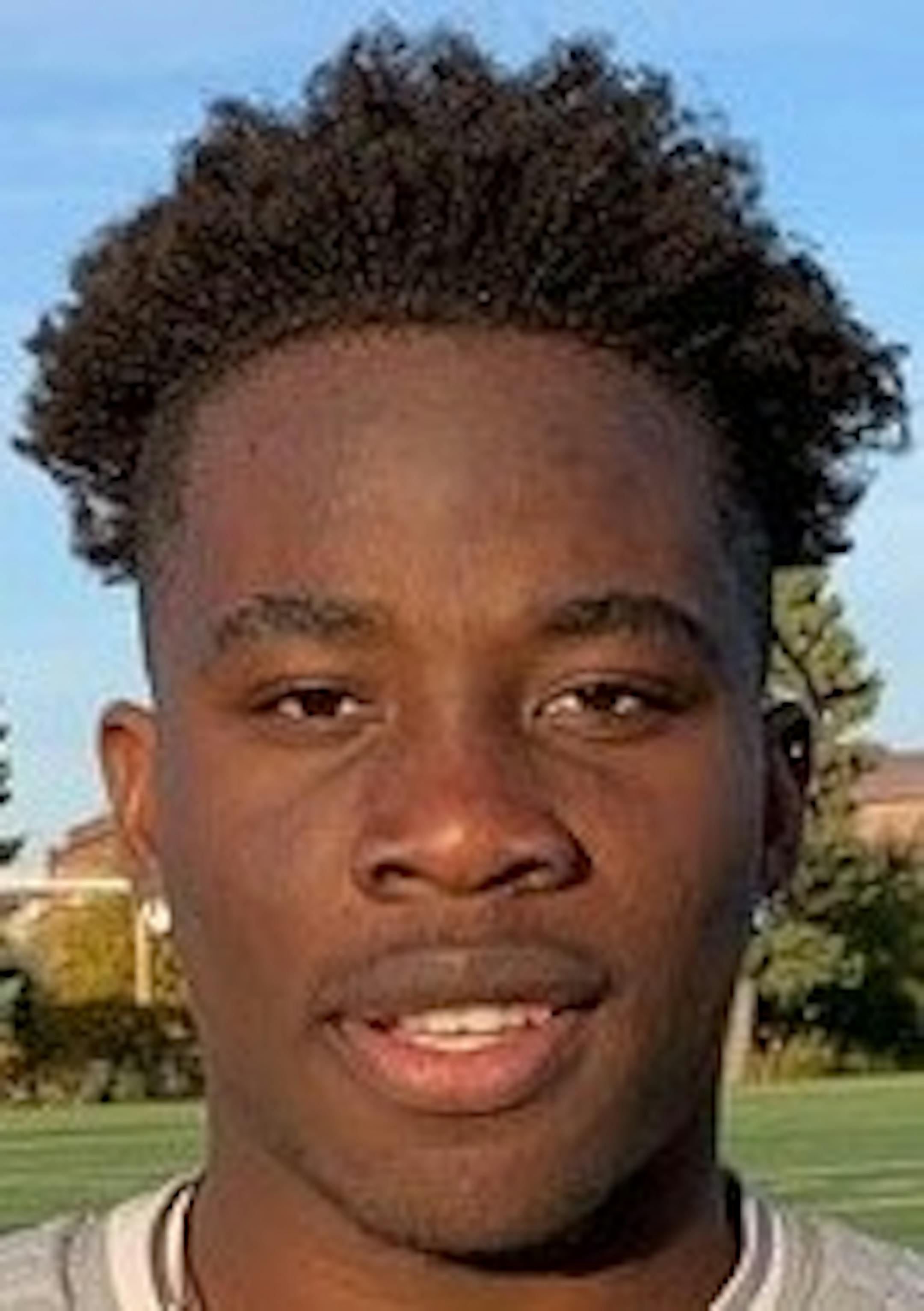 Terrance Kamara, Mpls. North football, sr., 2020