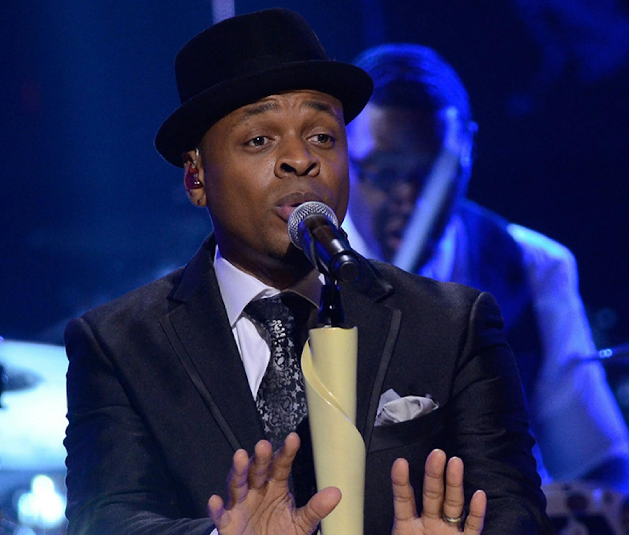 Stokley Williams of Mint Condition with Brandon Commodore on drums